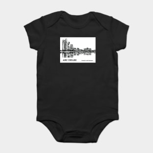 Abu Dhabi United Arab Emirates Baby Bodysuit
